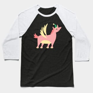 Cute Christmas Unicorn Baseball T-Shirt